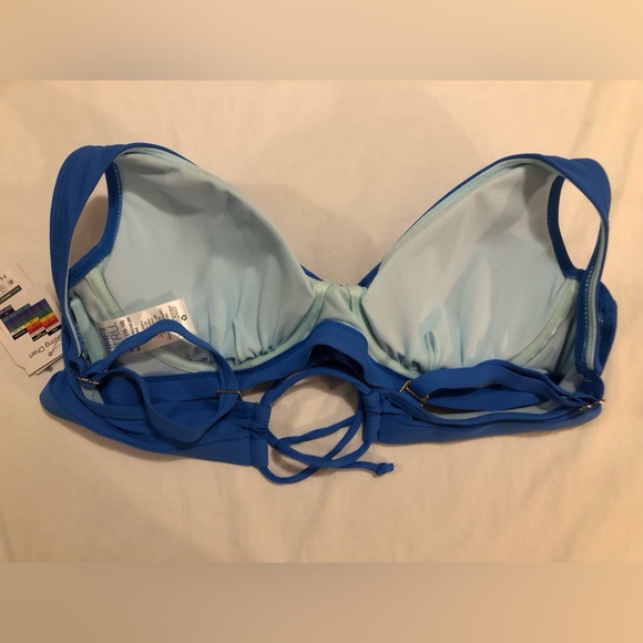 Time & Tru NWT underwire twist front top with adjustable straps & tie back, XL - Picture 4 of 11